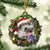Hedgehog and Christmas gift for her gift for him gift for Hedgehog lover ornament