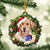 Golden Retriever and Christmas gift for her gift for him gift for Golden Retriever lover ornament