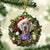 Weimaraner and Christmas gift for her gift for him gift for Weimaraner lover ornament