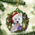 Westie and Christmas gift for her gift for him gift for Wesite lover ornament