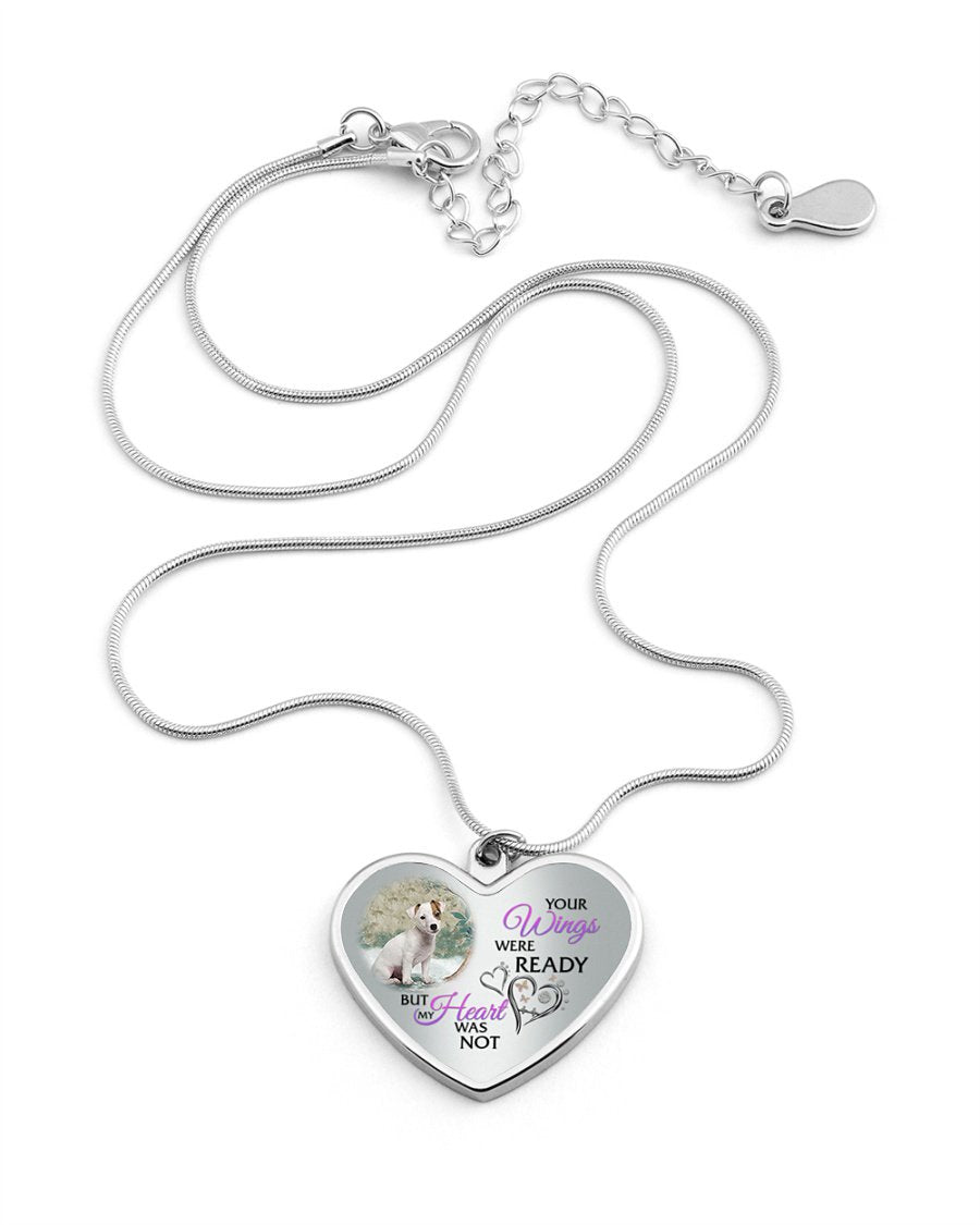 JACK RUSSELL Your Wings Metallic Heart Necklace