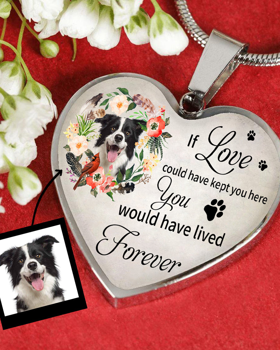 Personalized Memorial Heart Necklace-Love forever Necklace