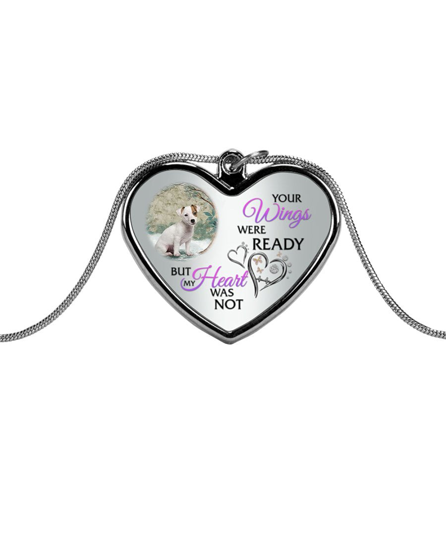 JACK RUSSELL Your Wings Metallic Heart Necklace