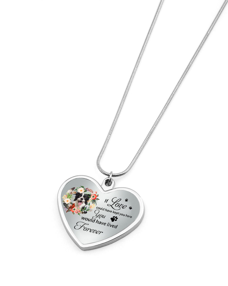 Personalized Memorial Heart Necklace-Love forever Necklace