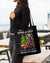 Activity-BLACK LONG HAIRED Dachshund-Cloth Tote Bag
