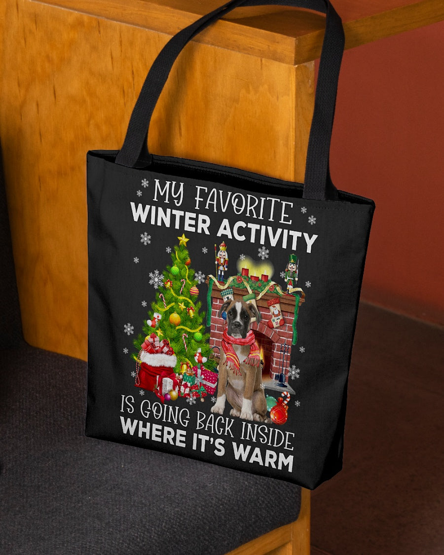 Activity-BROWN Boxer-Cloth Tote Bag