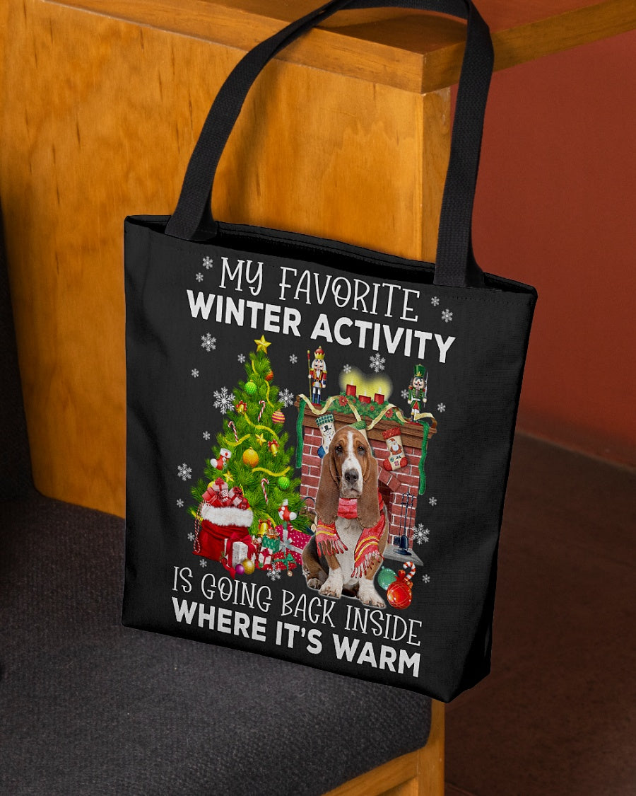 Activity-Basset Hound-Cloth Tote Bag