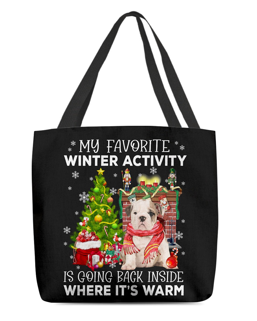 Activity-Bulldog-Cloth Tote Bag