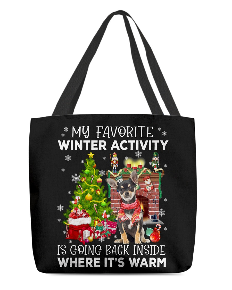 Activity-Chihuahua-Cloth Tote Bag