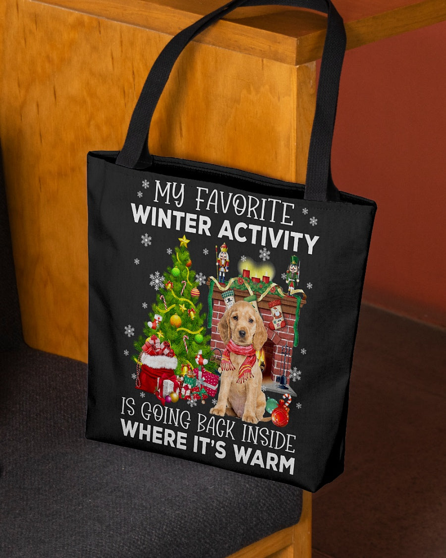 Activity-GOLDEN Cocker Spaniel-Cloth Tote Bag