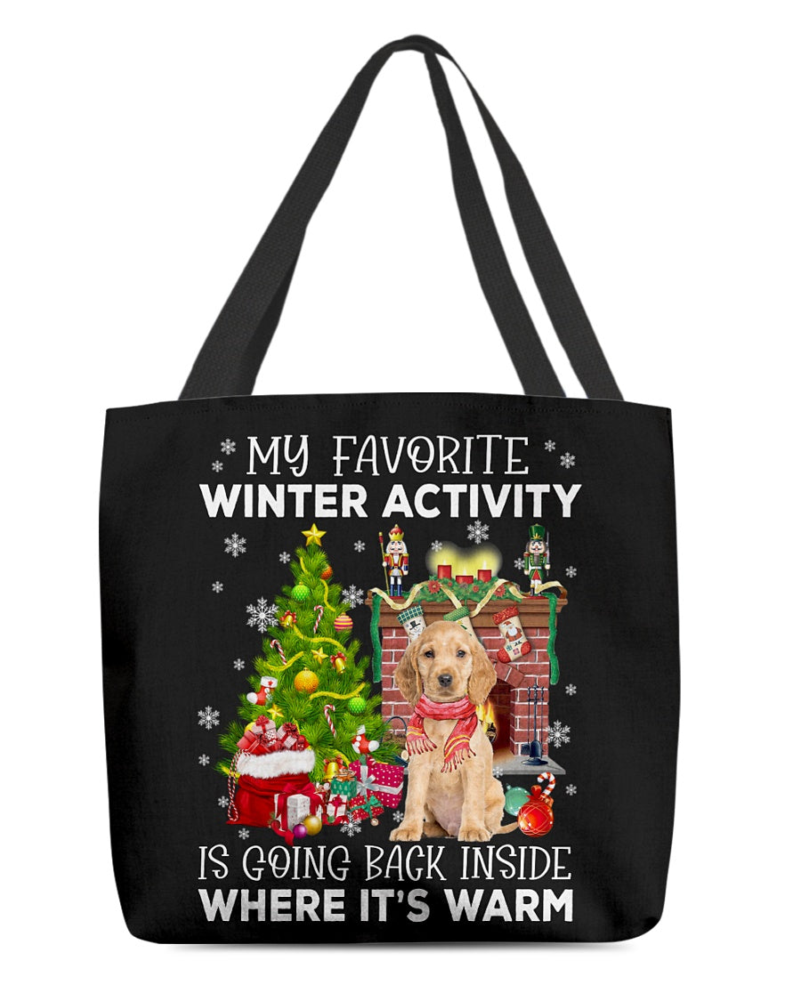 Activity-GOLDEN Cocker Spaniel-Cloth Tote Bag