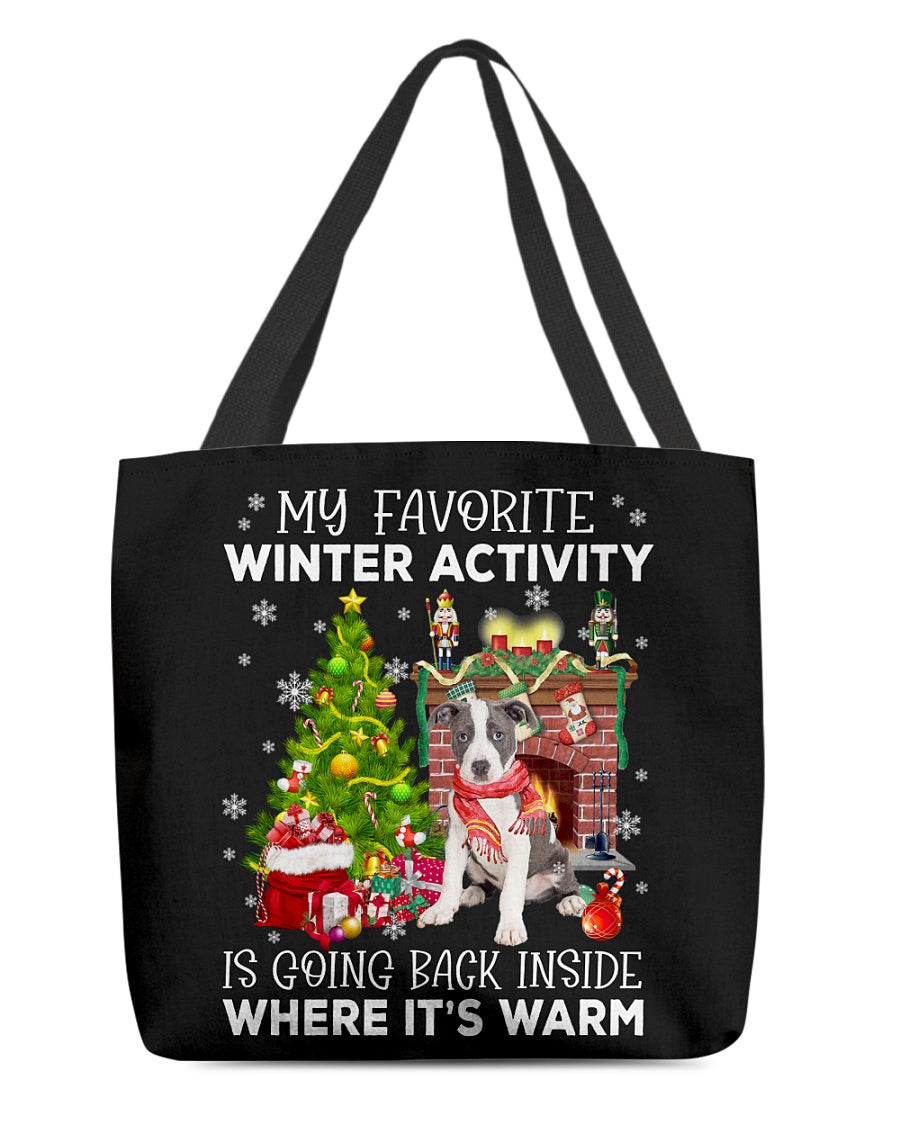 Activity-Pitbull 2-Cloth Tote Bag