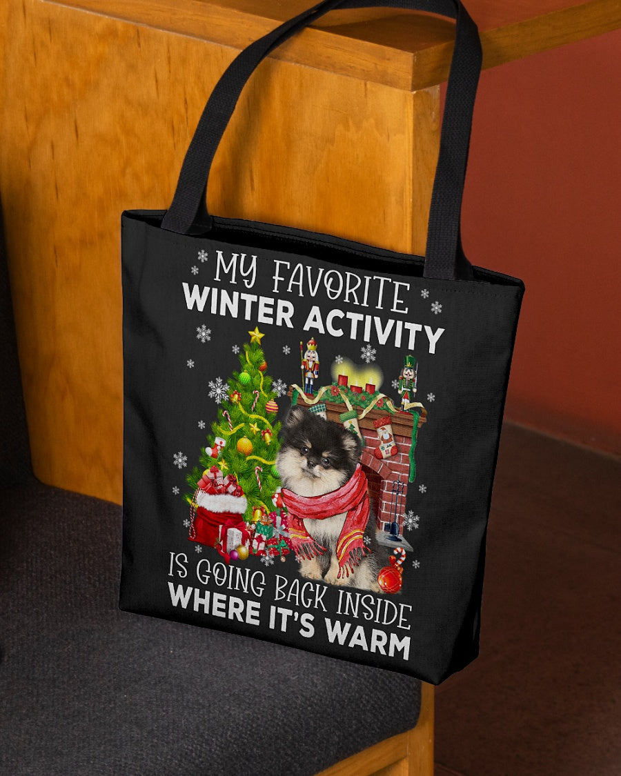 Activity-Pomeranian 1-Cloth Tote Bag