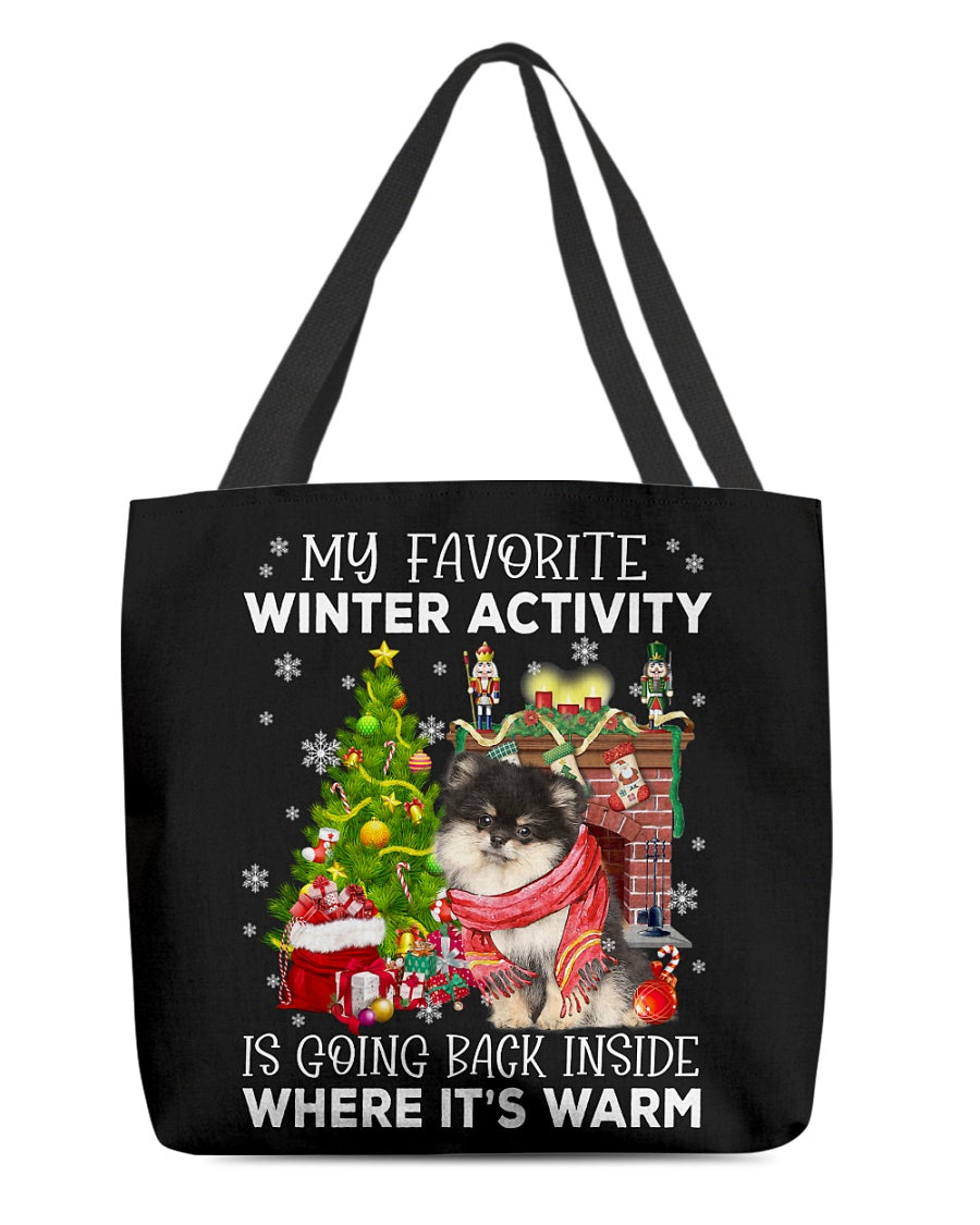 Activity-Pomeranian 1-Cloth Tote Bag
