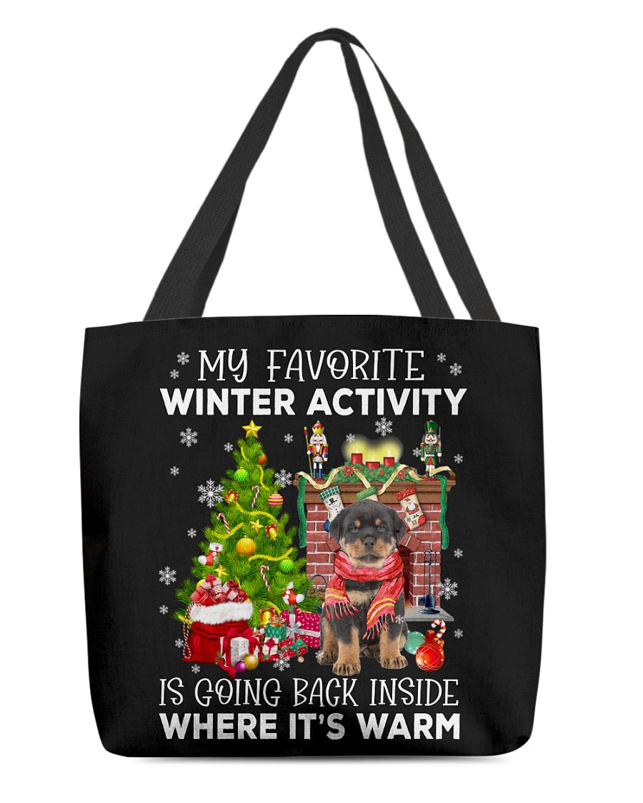 Activity-Rottweiler 2-Cloth Tote Bag