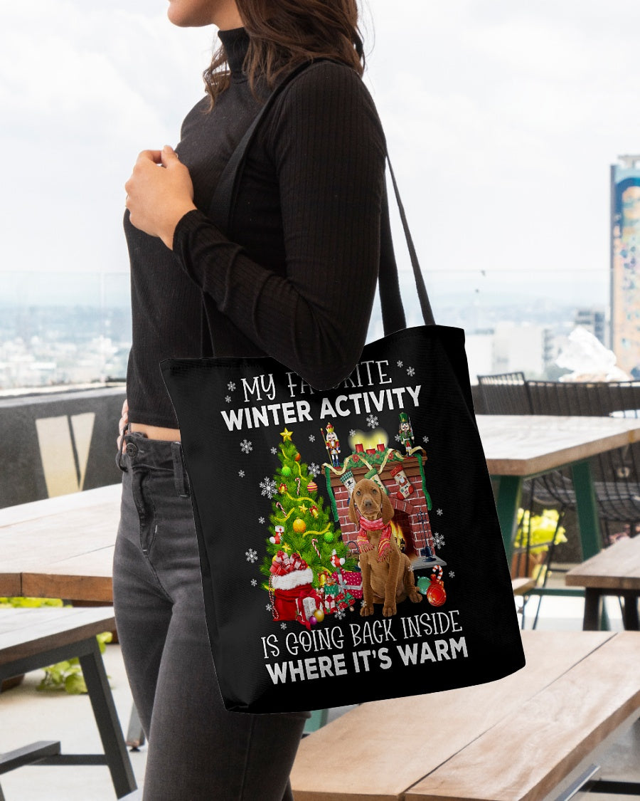 Activity-Vizsla-Cloth Tote Bag
