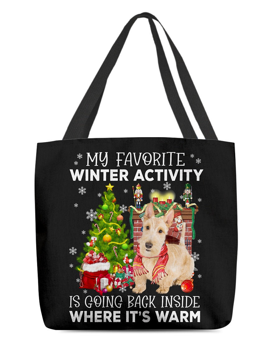 Activity-Wheaten Scottish Terrier-Cloth Tote Bag