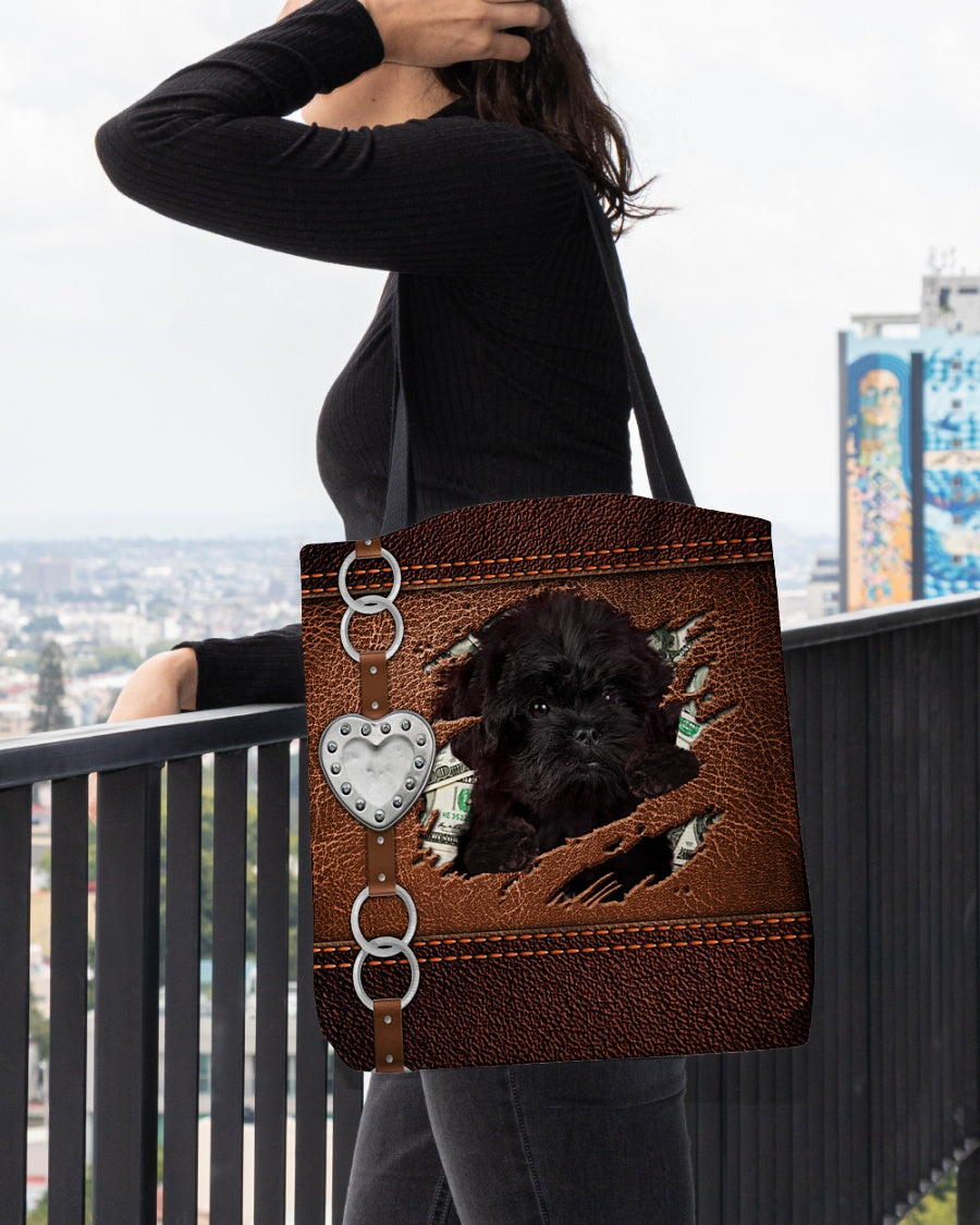 Affenpinscher-Let Me Go Out -Cloth Tote Bag