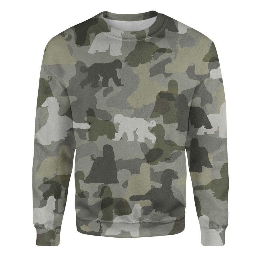 Afghan Hound - Camo - Premium Sweatshirt