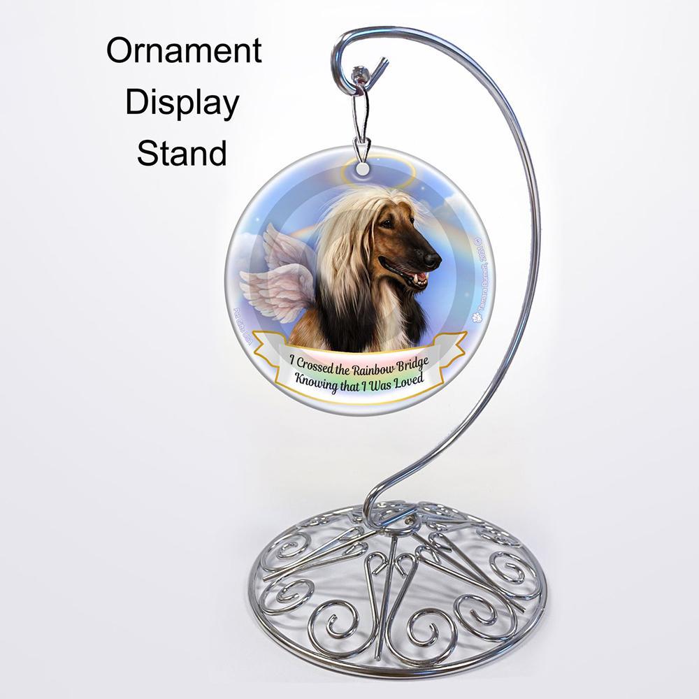 Rainbow Bridge Memorial-Afghan Porcelain Hanging Ornament