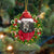 Afghan Hound-Xmas Bandana Hanging Ornament