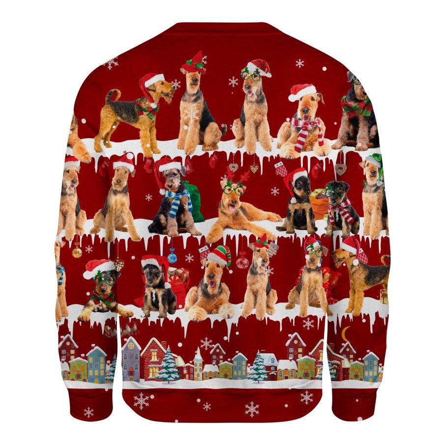 Airedale Terrier - Snow Christmas - Premium Sweatshirt