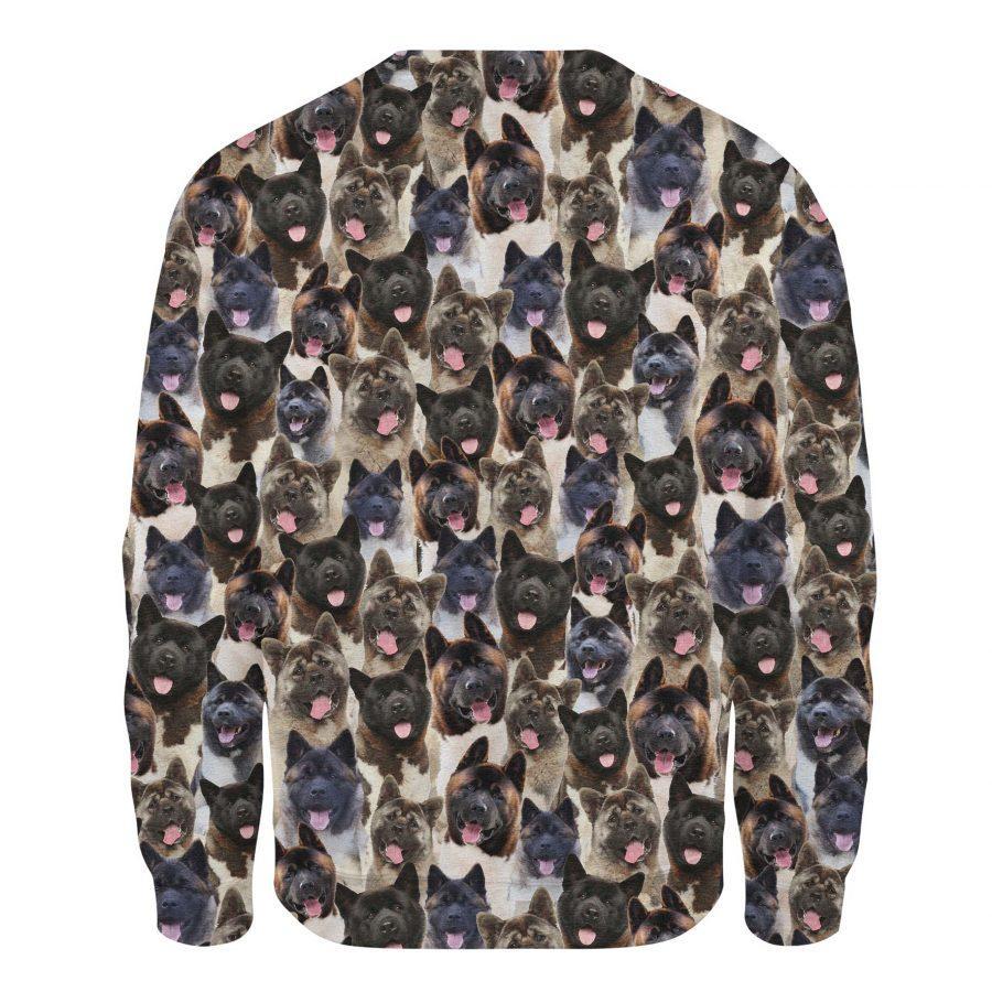 Akita - Full Face - Premium Sweatshirt