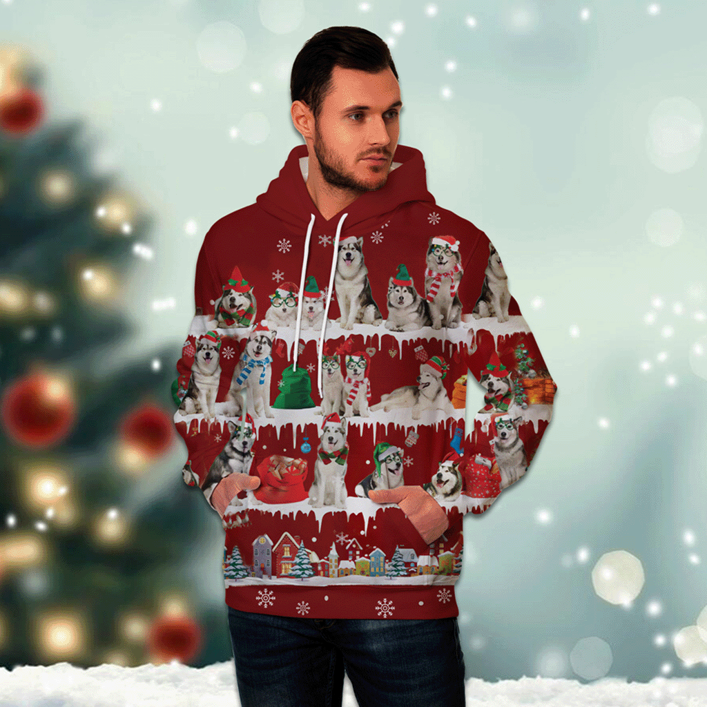 Alaskan - Snow Christmas - 3D Hoodie