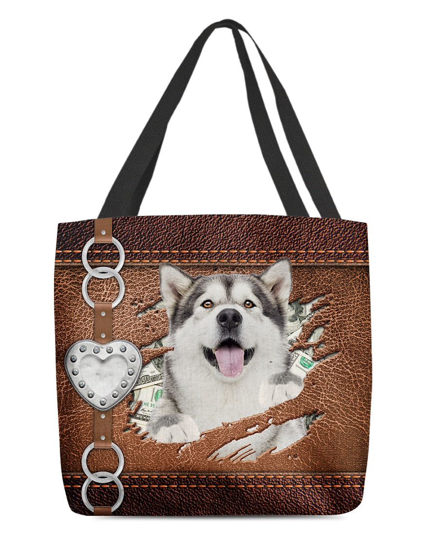 Alaskan Malamute-Let Me Go Out -Cloth Tote Bag