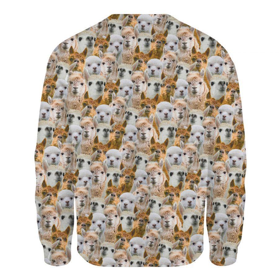 Alpaca - Full Face - Premium Sweatshirt