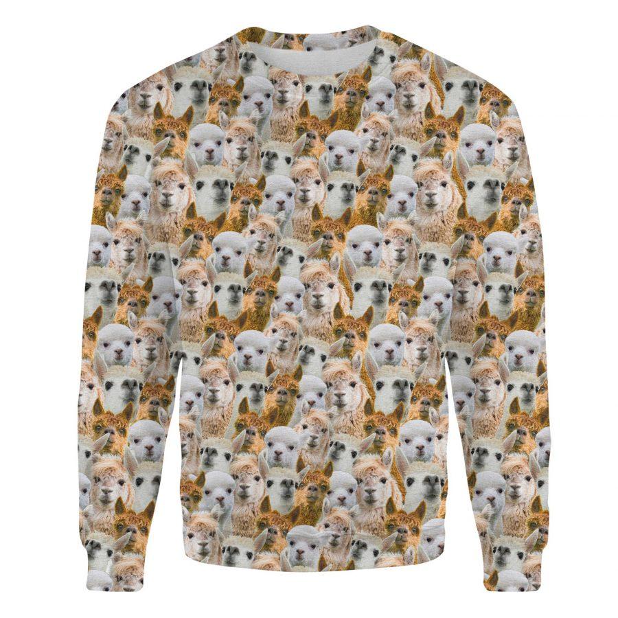 Alpaca - Full Face - Premium Sweatshirt