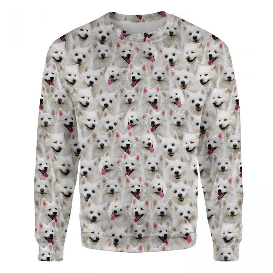 American Eskimo Dog - Full Face - Premium Sweatshirt