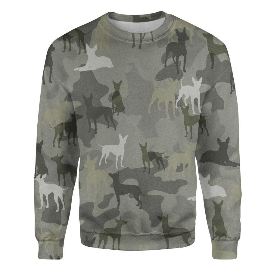 American Hairless Terrier - Camo - Premium Sweatshirt