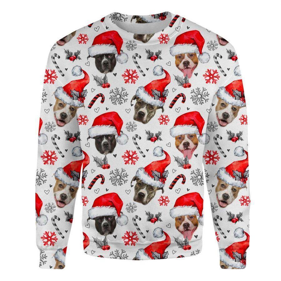 American Staffordshire Terrier - Xmas Decor - Premium Sweatshirt