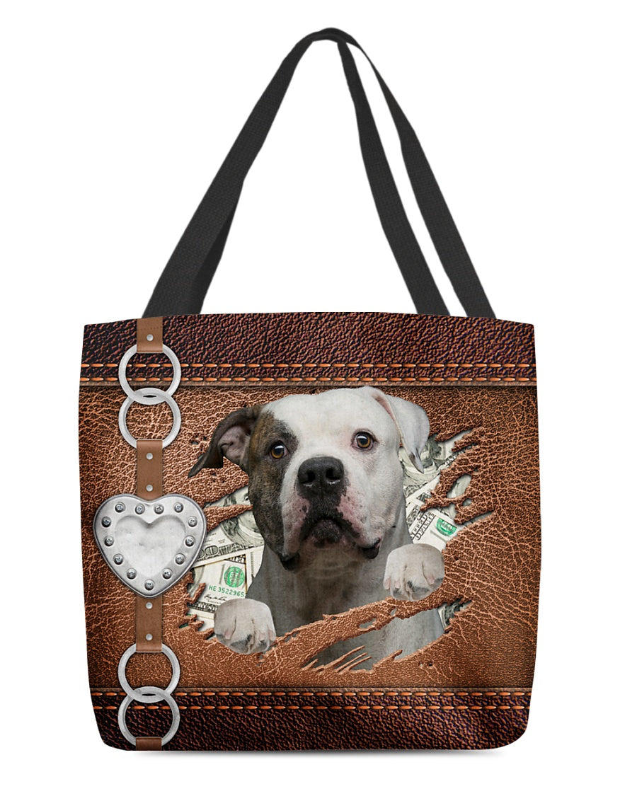 American Bulldog-Let Me Go Out -Cloth Tote Bag