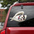 American Bulldog-sleeping angel CAR STICKER