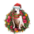 American Bulldog Christmas Ornament