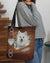 American Eskimo-Let Me Go Out -Cloth Tote Bag