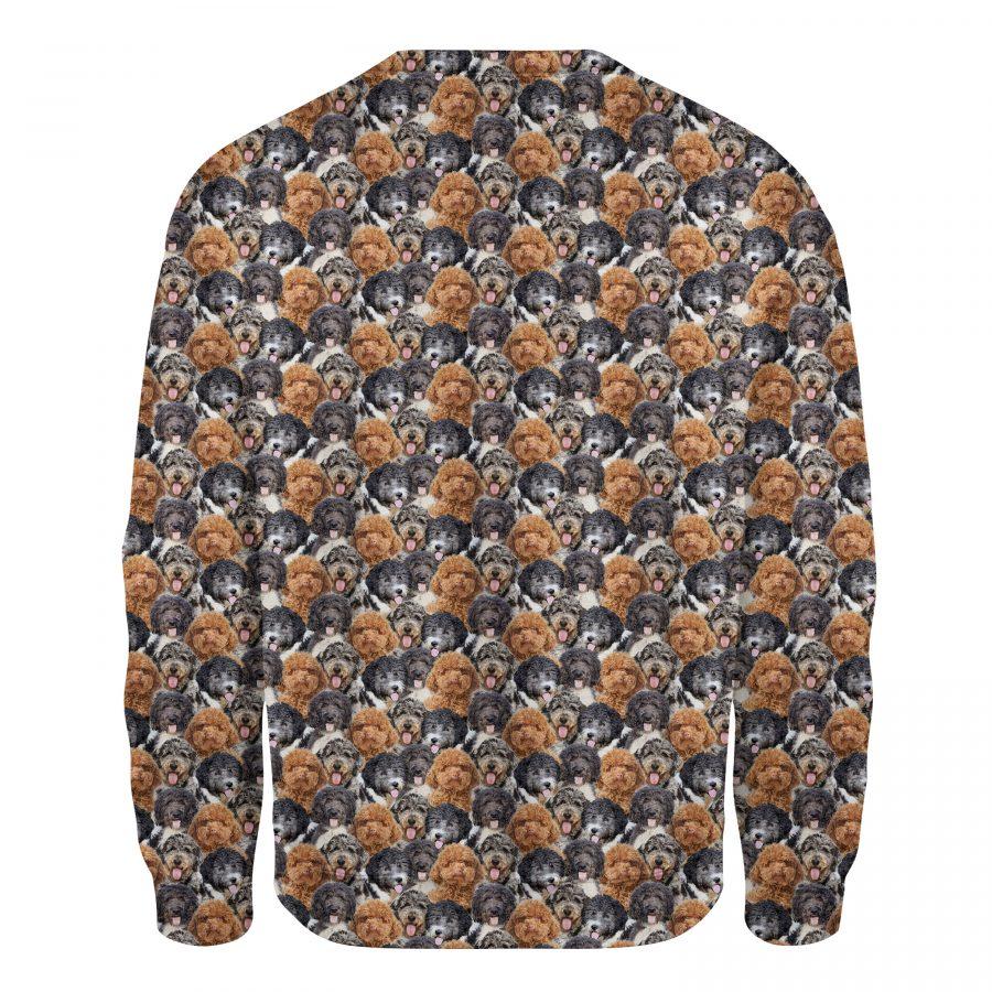 Aussiedoodle - Full Face - Premium Sweatshirt