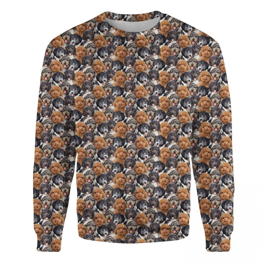 Aussiedoodle - Full Face - Premium Sweatshirt