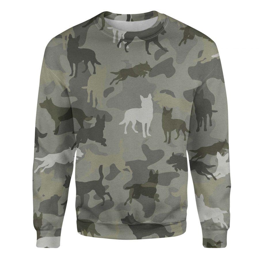 Australian Kelpie - Camo - Premium Sweatshirt