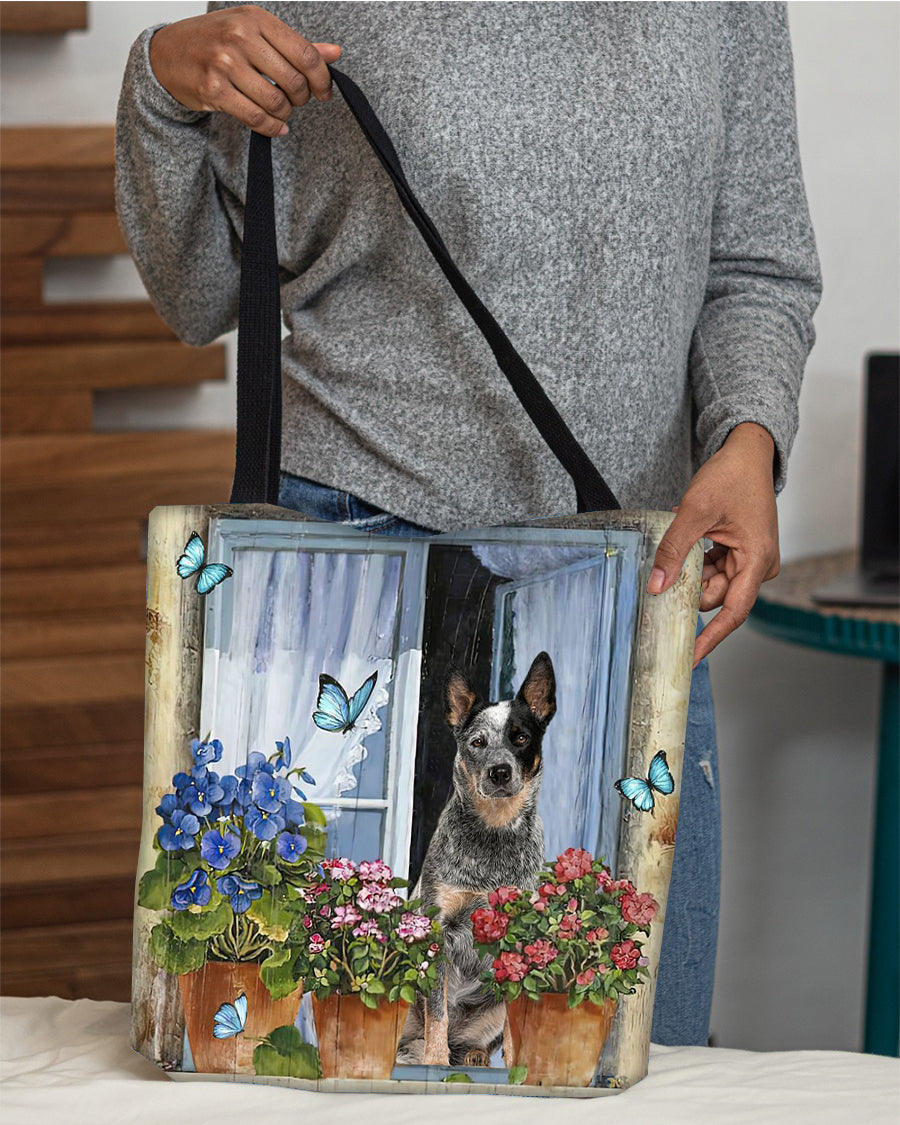 Australian Cattle Dog Today I Choose Joy-Cloth Tote Bag