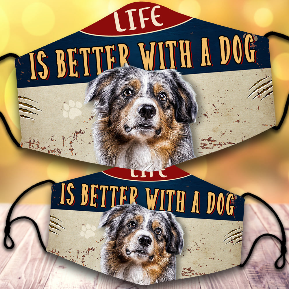 Australian Shepherd 1-Life Is Better With A Dog-Veil
