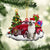 Australian Shepherd Tis The Season Two Sided Ornament