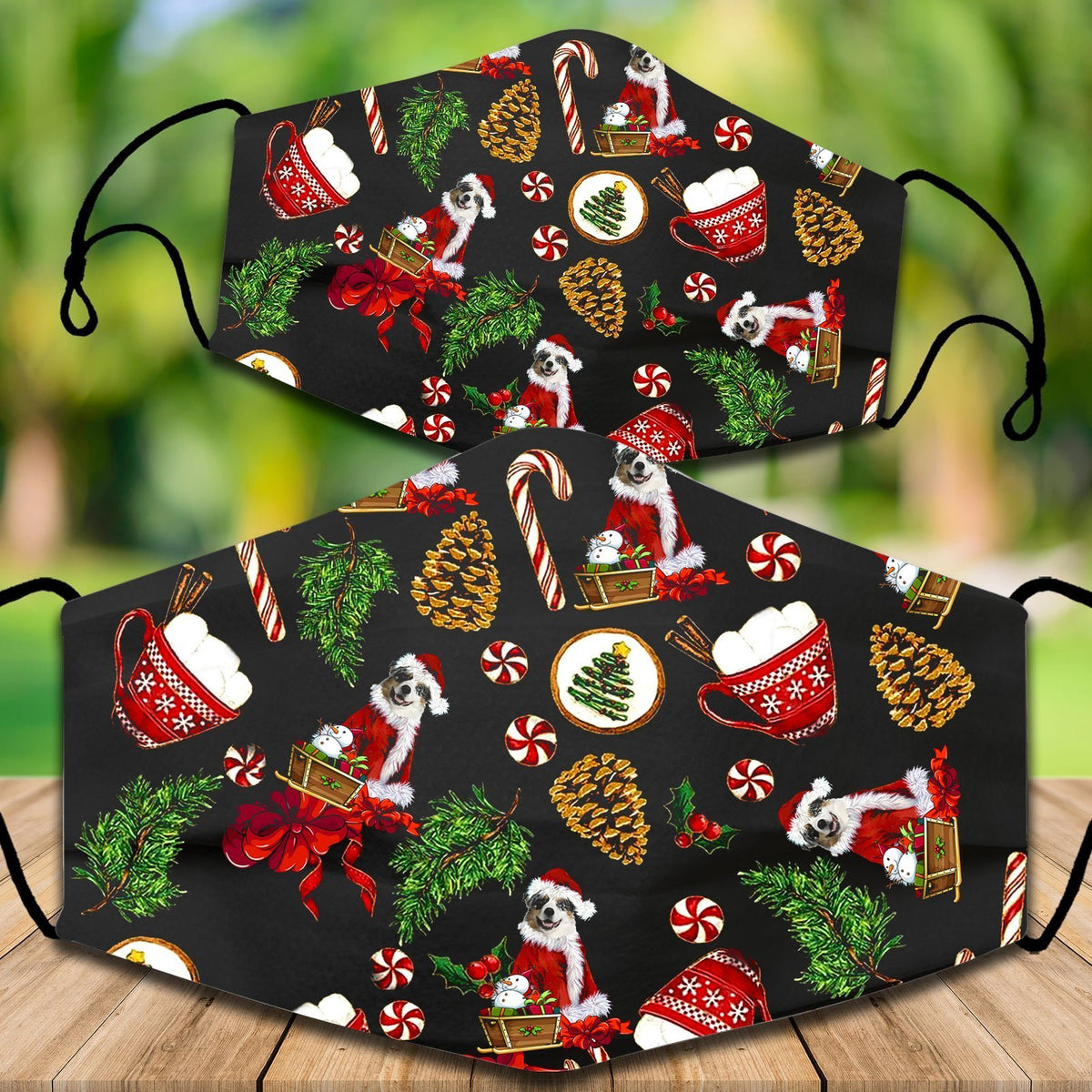 Australian Shepherd Christmas Veil