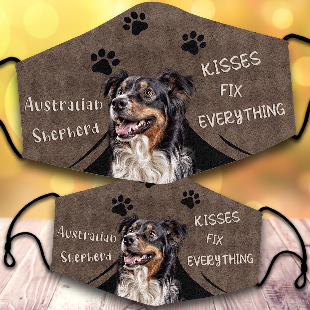 Australian Shrpherd-Kisses Fix Everything-Veil