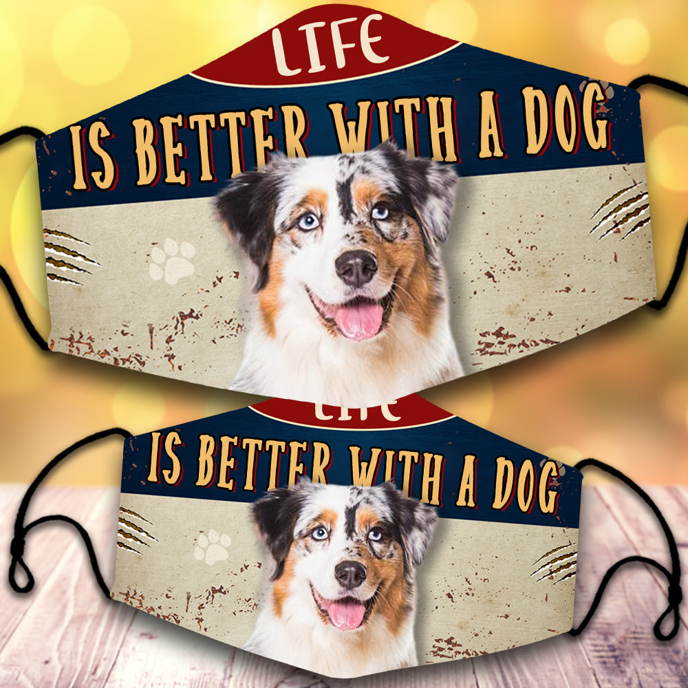 Australian Shrpherd 2-Life Is Better With A Dog-Veil