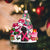 BLACK Miniature Poodle-Christmas in Pink-Two Sided Ornament