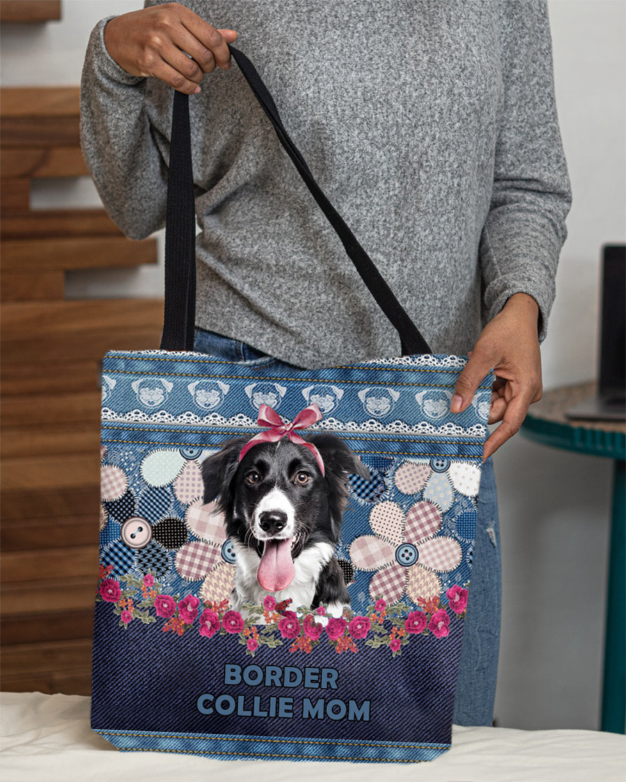 BORDER COLLIE-Flower Jean Gift for you-Cloth Tote Bag