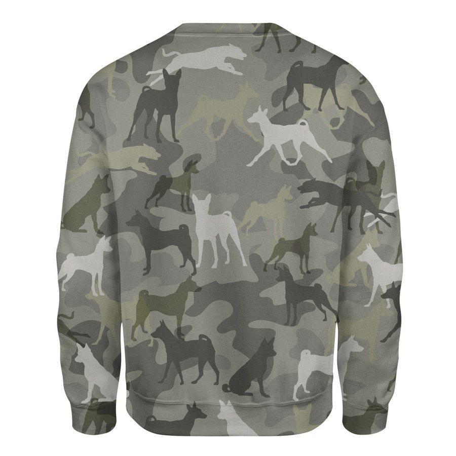 Basenji - Camo - Premium Sweatshirt